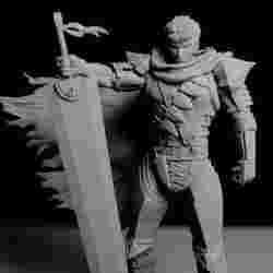 Guts Heykeli - Berserk Hayran Sanatı