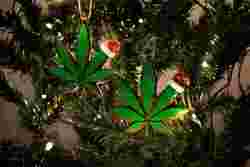 Marijuana Noel Ağacı Süsü