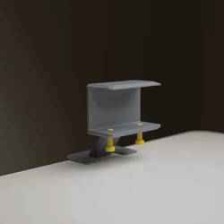 MINIMALIST SUPPORT FOR SLIDE BAR