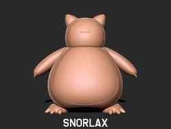 Snorlax - Pokemon 3D baskı modeli