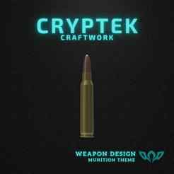 01. 5.56x45mm NATO or .223 Remington - Mini Marvel: 5.56/.223 Remington Cartridge 3D Print File - Military Ammunition - Machine Gun Ammo