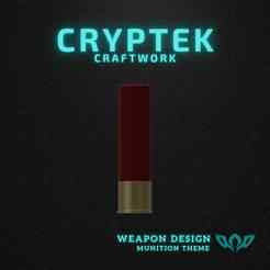 06. Bismuth Shot Ammunition - Hevi-Shot - Heavy Hitter: Bismuth Shot Mini Shells 3D Print File - Military Ammunition - Shotgun Ammo