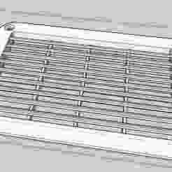 Air grill for boat engine bay