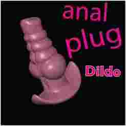 Anal plug dildo