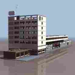 Architecture station building