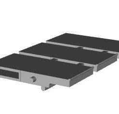 Art Deco Station Platform 17.5mm roof section 1/148 scale