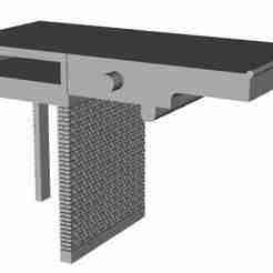 Art Deco Station Platform subway building with entrance left end 1/148 scale