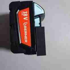berner 18v battery holder