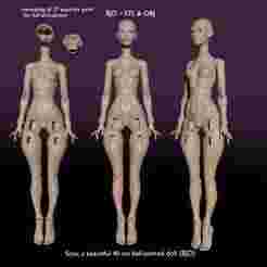 BJD doll SOYA - 40cm ball jointed doll, doll 3d model, bjd anime 3d model, | articulateddolls |balljointeddoll | dollmodeling | handmadebjd