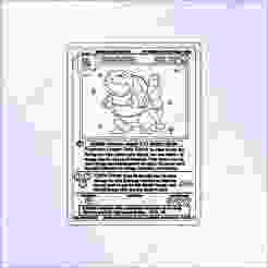 Blastoise Pokemon Card Vector SVG PDF DXF Laser Cutter File