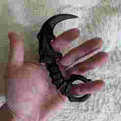 Bone Karambit – Fidget Sculpture