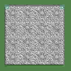 CEILING TILES 1:12 DOLLHOUSE SCALE