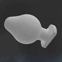 Comfortable big anal plug 3D printable