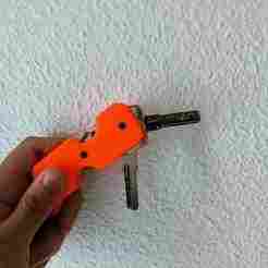 Compact Key Organizer | 3D Printed Key Holder with 3mm Screws and Nuts | Customizable Capacity