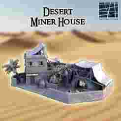 Desert Miner House 28 mm Tabletop Terrain