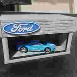Diorama Hot Wheels Ford Dealership 1:64