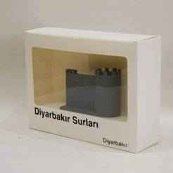 🧱 Diyarbakır City Walls – Ancient Fortress in Miniature | 3D Printable Model