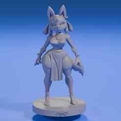 Egyptian Lucario - Curvy Goddess of the Desert