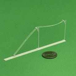 ELECTRIC POLE with WIRES 1:87 HO SCALE