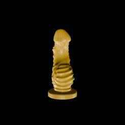 Fantasy Dragon Monster Dick Dildo & Mold V640 - Extra Fat Version