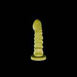 Fantasy Dragon Monster Dick Dildo & Mold V643 - Fat Version