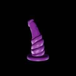 Fantasy Dragon Monster Dick Dildo & Mold V647 - Extra Fat Version