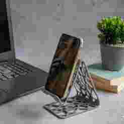 Generative Cell Phone Stand – Futuristic 3D Printed Smartphone Holder