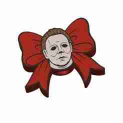 Halloween Mask BOW Straw Topper 2 sizes 3MF File included