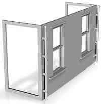 House Middle Floor module (full version) (cement/rendered) 1/152 scale