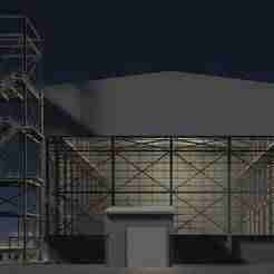 Industrial factory building 25i28