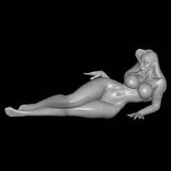 Jessica Rabbit in Lingerie on Ground