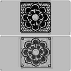🌸 Mandala Floral Grid Set - Open + Honeycomb
