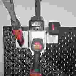 Milwaukee Dewault Drill holder for Ikea wall