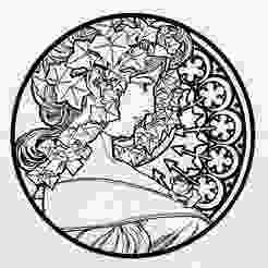 MUCHA WINDOW DESIGN 1 - 1:12 DOLLHOUSE SCALE