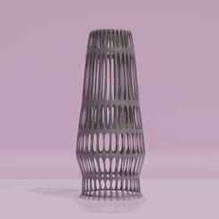 Narrow top vase helix 3D model