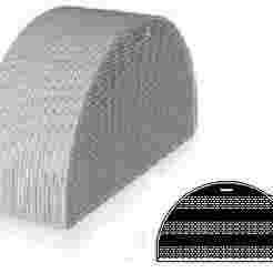 Nissen Hut module Brick end section no windows with door on right side 1/76 scale