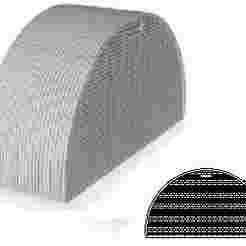 Nissen Hut module Brick end section no windows with window on right 1/76 scale