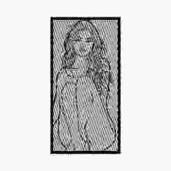 Nude Woman Pussy Peek Wall Art