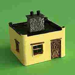 OLD FRONTIER TOWN ADOBE JAIL HO SCALE