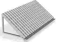 pantile roof for shop or terraced house 1/87 scale