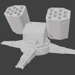 Pencil Holder Batteries Figure Military Rocket Battery Functional Figure