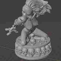 Queen of Ruins – Paintable Figure