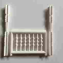 RAILING 1/12 Scale for Dollhouses