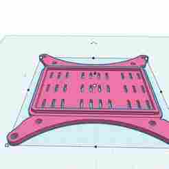 Remix of the 'Raspberry Pi 5 PCIe NVMe Case for Pimoroni NVMe Base' - VESA MOUNT BASE