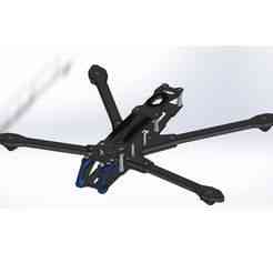 RushFPV ARMOR 7D DeadCat Freestyle / STPHOBBY armor 7 /F7 Drone Frame (STL)