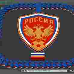 ⚽🇷🇺 Russia Football Club Neck Chain