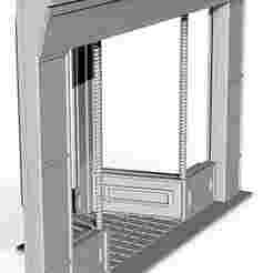 Shop front with door in centre 1/43 scale
