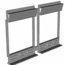 shop inter section with window module 1/76 scale