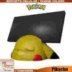 Sleeping Pikachu / Pokemon Cell Phone Holder