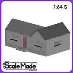 Small House - S scale 1:64